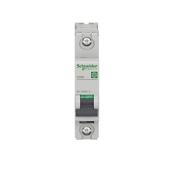 Schneider Electric M9F15320, Miniature Circuit-Breaker, C60H Series, 240 to 440 VAC, 20 A, 50/60 Hz Frequency, 30 to 40 kA Interrupt, Thermal Magnetic Trip, 12 x In +/- 20 % AC,17 x In +/- 20 % DC Trip, 3 Pole, Toggle Actuator, Tunnel Terminal Connection, IP20/IP40 Enclosure, DIN Rail Mounting, -22 to 158 deg F, 3.19 in H x 2.13 in W x 2.83 in D Dimensions, Gray