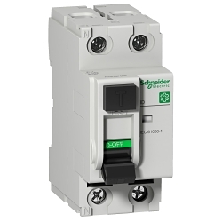 Schneider Electric M9R14240, C Series, 40 A, 50 Hz Frequency, 10 kA Interrupt, 2 Pole, IP20/IP40 Enclosure, 23 to 104 deg F, 3.19 in H x 1.42 in W x 2.87 in D Dimensions, Gray