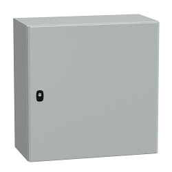 Schneider Electric NSYS3D6630 Without Mounting Plate, 23.62 in w x 11.81 in d x 23.62 in h, steel