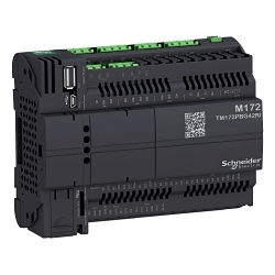 Schneider Electric TM172PBG42RI, M Series, 24 V,20 to 38 VDC, 14 W Power, 1 Ports, -4 to 149 deg F, 4.33 in H x 5.67 in W x 2.38 in D Dimensions