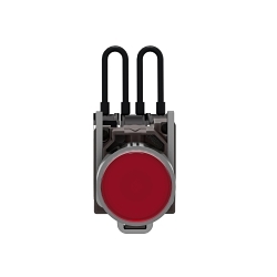 Schneider Electric XB4BW24B5 XB4 Series Push-To-Test Pilot Light, 24 VAC/VDC, 18 mA