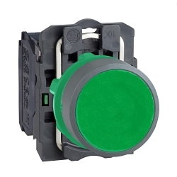 Schneider Electric Harmony XB5AA31C0 Round Unmarked Pushbutton