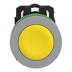 Schneider Electric Harmony XB5FA51C0 Round Unmarked Pushbutton