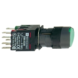 Schneider Electric XB6AF3B5B Harmony Illuminated Pushbutton