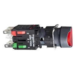Schneider Electric XB6AW4B5B Harmony Illuminated Pushbutton