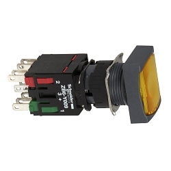 Schneider Electric XB6DW5B5B Harmony Illuminated Pushbutton