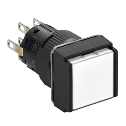 Schneider Electric XB6ECW1B2P Harmony Illuminated Pushbutton