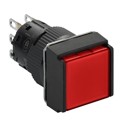 Schneider Electric XB6ECW4B1P XB6 Series Illuminated Monolithic Push-Button