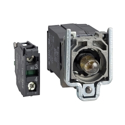 Schneider Electric ZB4BW031 Harmony Complete Body/Light Block/Contact Assembly