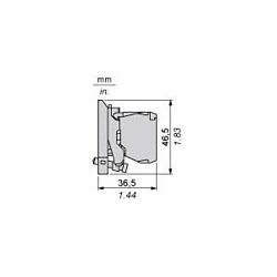 Schneider Electric ZB4BZ141 Harmony Complete Body/Contact Assembly