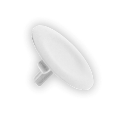 Schneider Electric ZBA1 Unmarked Pushbutton Cap, 22 mm, Round Shape