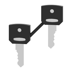 Schneider Electric ZBG421E Harmony Replacement Key