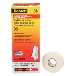 3M 35-WHITE-3/4X66FT