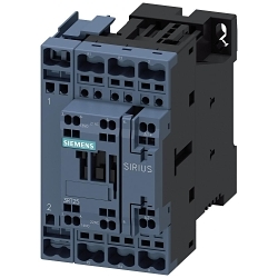 Siemens 3RT25262BB40 Power Contactor, 24 VDC V Coil, 40 A, 2NO-2NC Contact, 4 Poles