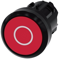 Siemens 3SU10000AB200AD0 SIRIUS ACT Non-Illuminated Pushbutton Operator
