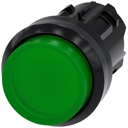 Siemens 3SU10010BB400AA0 SIRIUS ACT Illuminated Pushbutton