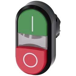 Siemens 3SU10013BB420AK0 Sirius Act Illuminated Twin Pushbutton