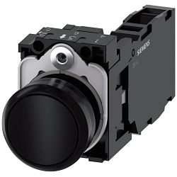 Siemens 3SU11000AB101FA0 Pushbutton Complete Unit