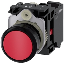 Siemens 3SU11000AB203CA0 Pushbutton Complete Unit