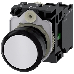 Siemens 3SU11000AB601BA0 Pushbutton Complete Unit