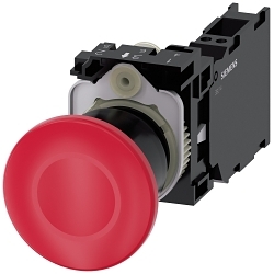 Siemens 3SU11001BA203FA0 Sirius Act Non-Illuminated Push-Pull Switch