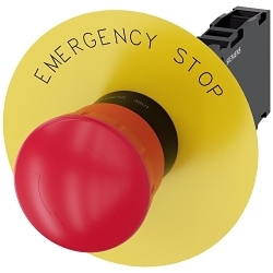 Siemens 3SU11001HB201FG0 Non-Illuminated Pushbutton