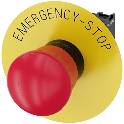 Siemens 3SU11001HB201PG0 Non-Illuminated Pushbutton