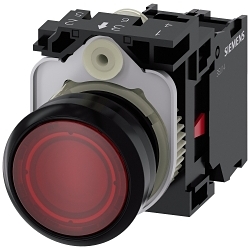 Siemens 3SU11020AB201CA0 Illuminated Pushbutton