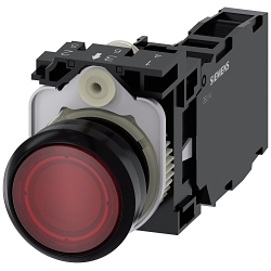 Siemens 3SU11020AB201FA0 Sirius Act Illuminated Pushbutton