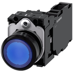 Siemens 3SU11020AB501FA0 SIRIUS ACT Illuminated Pushbutton