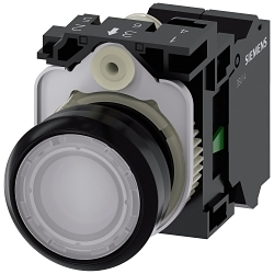 Siemens 3SU11020AB603BA0 Pushbutton Complete Unit