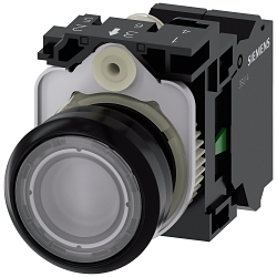 Siemens 3SU11020AB703BA0 Sirius Act Illuminated Pushbutton