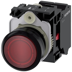 Siemens 3SU11020AB203CA0 Pushbutton Complete Unit