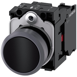 Siemens 3SU11300AB101CA0 Pushbutton Complete Unit