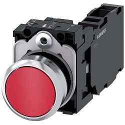 Siemens 3SU11500AB201FA0 SIRIUS ACT Non-Illuminated Pushbutton