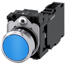 Siemens 3SU11500AB501FA0 Pushbutton Complete Unit