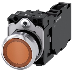 Siemens 3SU11520AB001FA0 Pushbutton Complete Unit