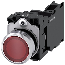 Siemens 3SU11520AB203FA0 Pushbutton Complete Unit
