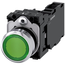 Siemens 3SU11520AB401FA0 SIRIUS ACT Illuminated Pushbutton