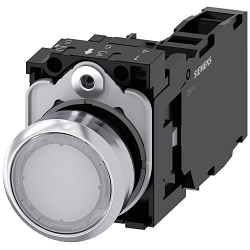 Siemens 3SU11530AB601FA0 Pushbutton Complete Unit