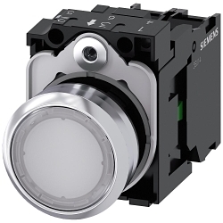 Siemens 3SU11520AB601BA0 SIRIUS ACT Illuminated Pushbutton