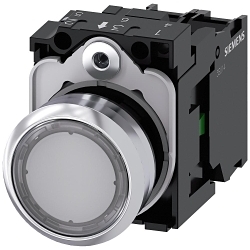 Siemens 3SU11520AB701BA0 SIRIUS ACT Illuminated Pushbutton