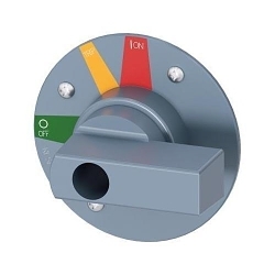 Siemens 3VA9477-0GC01 Standard Disconnect Operating Handle, 1.66 in L x 2.63 in W x 2.63 in H, Gray