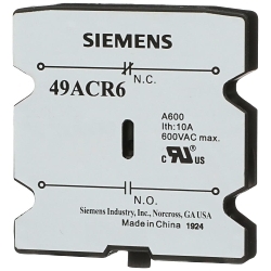 Siemens 49ACR6 Definite Purpose Auxiliary Switch
