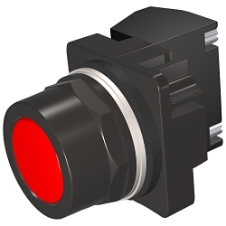 Siemens 52BM8A2J Class 52 Complete Corrosion-Resistant Heavy Duty Oil/Watertight Round Non-Illuminated Pushbutton