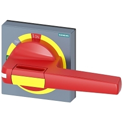 Siemens 8UD1741-0AB15 Rotary Handle, 100 mm W, Red/Yellow