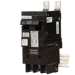 Siemens BF260A Circuit Breaker, 120/240 VAC, 60 A, 10 kA Interrupt, 2 Poles, Thermal/Magnetic Trip