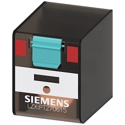 Siemens LZX:PT270615 General Purpose Relay, 2CO Contact, 115 VAC V Coil
