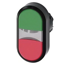 Siemens 3SU10003AB420AA0 Sirius Non-Illuminated Twin Pushbutton