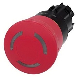 Siemens 3SU10011HB200AA0 SIRIUS Illuminated Pushbutton